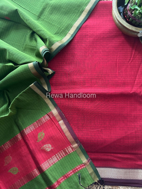 Maheshwari Motifs Top-Dupatta Set