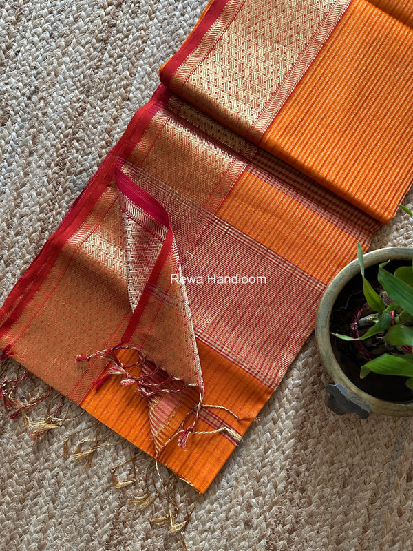 Exclusive Maheshwari Tissue Silk Saree