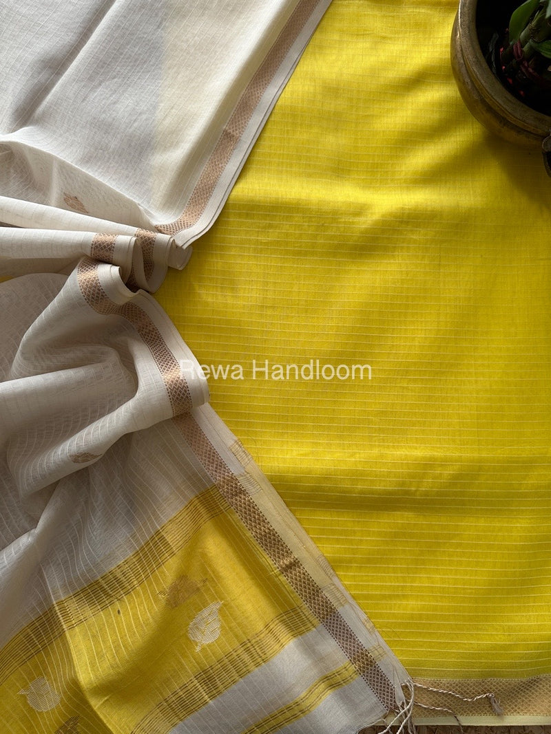 Maheshwari Patti Butti Top-Dupatta Set