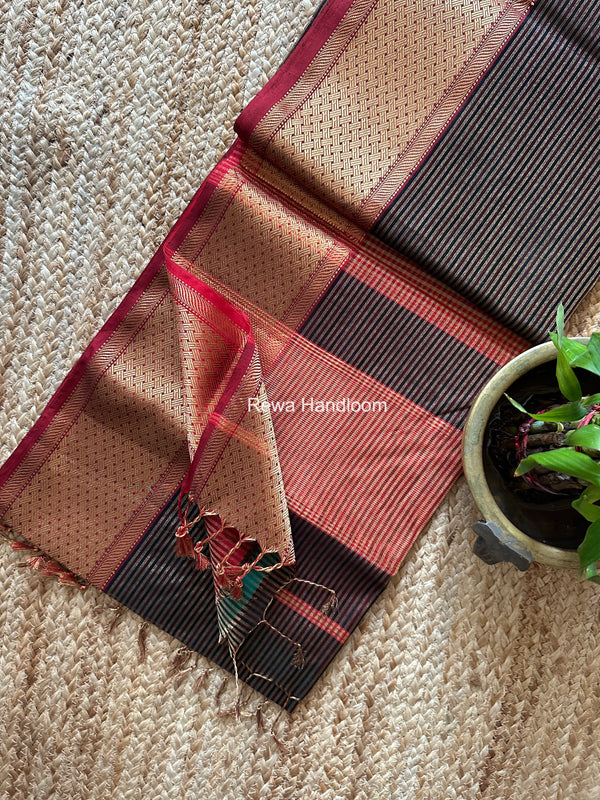 Exclusive Maheshwari Tissue Silk Saree