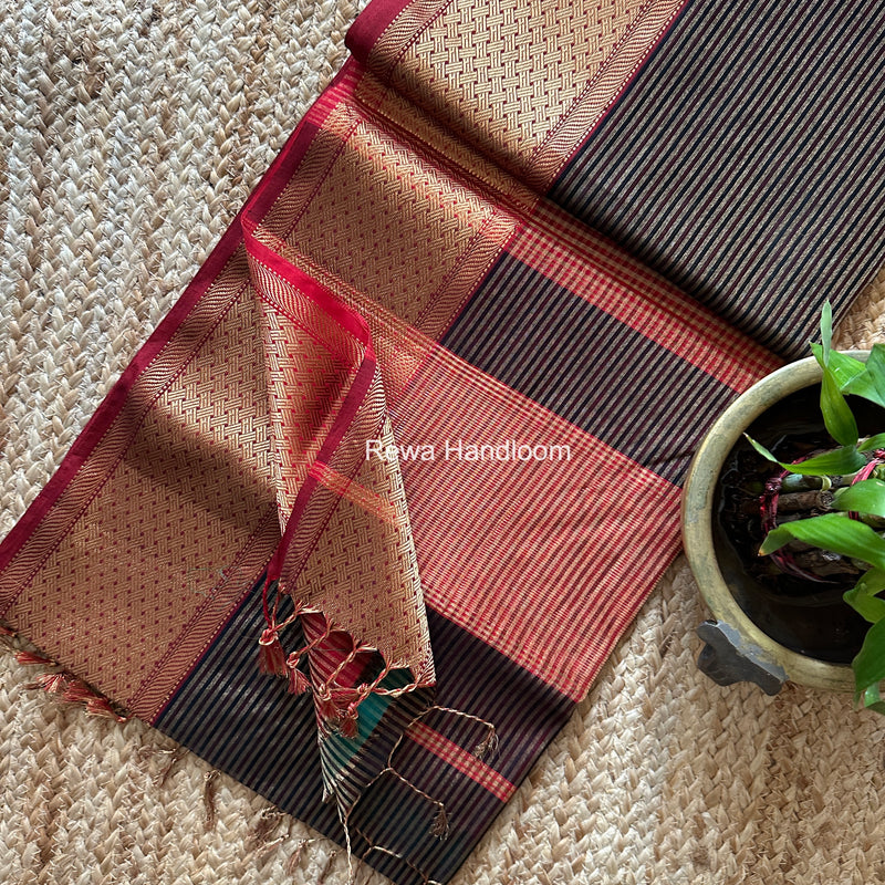 Exclusive Maheshwari Tissue Silk Saree
