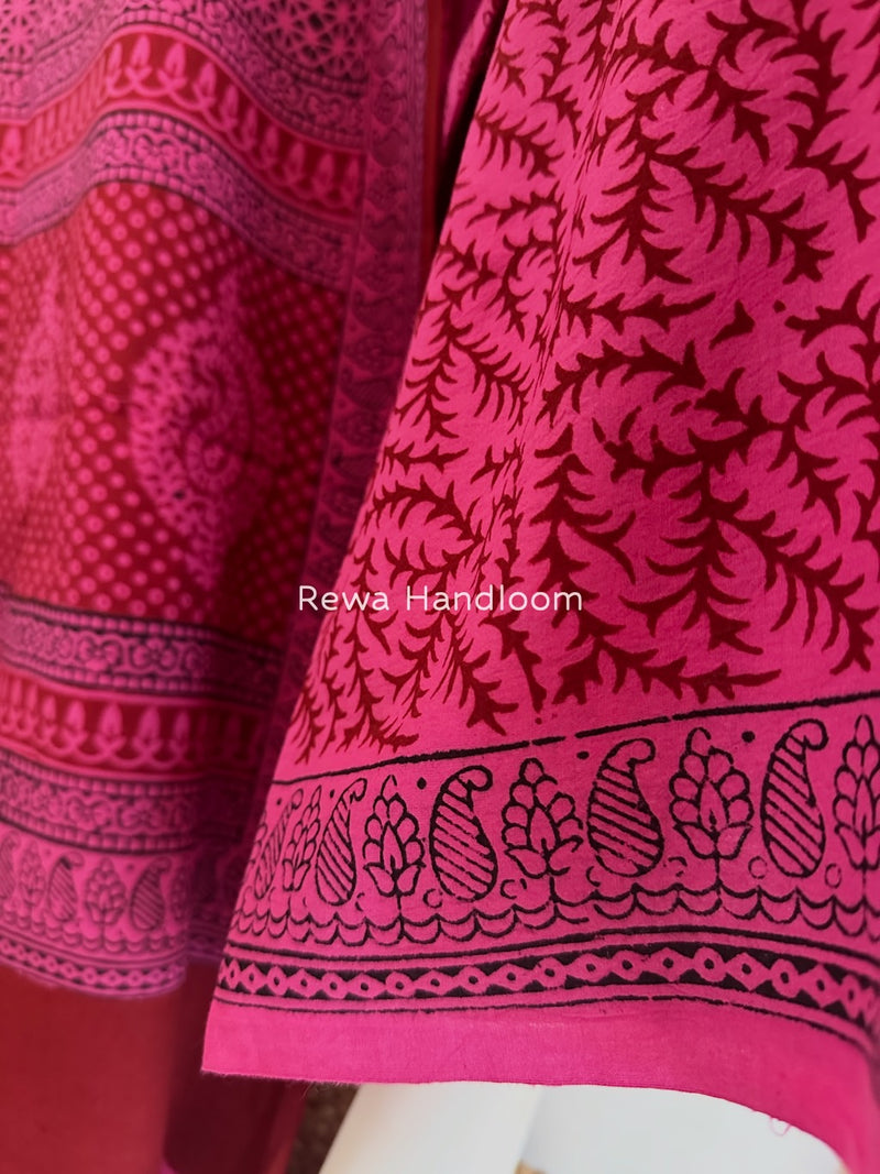 Bagh Print Cotton Suit