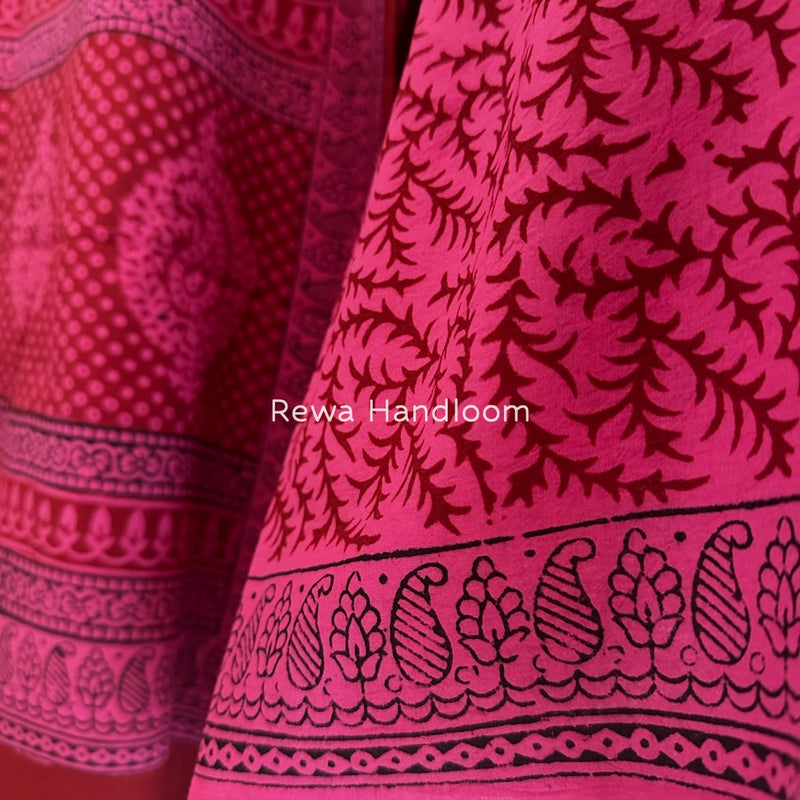 Bagh Print Cotton Suit