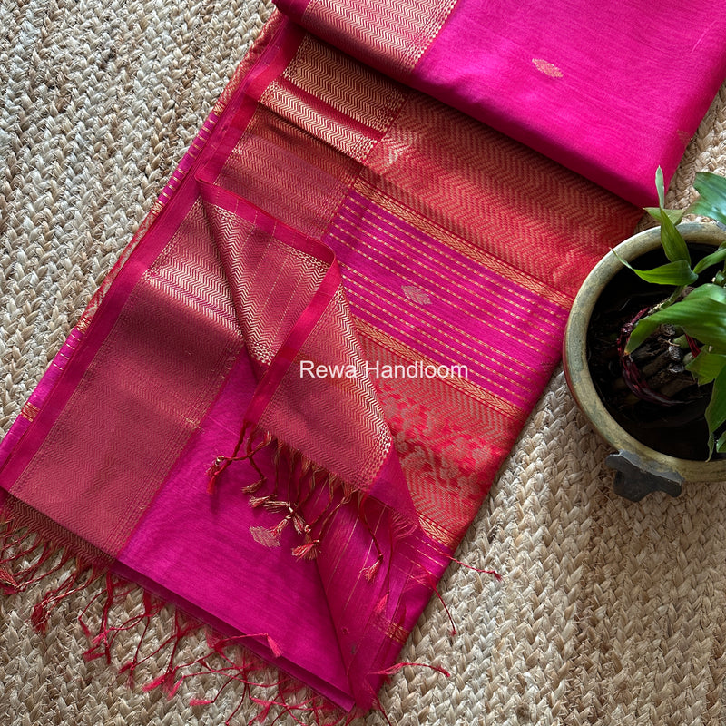 Maheshwari Rich Pallu Silk Saree