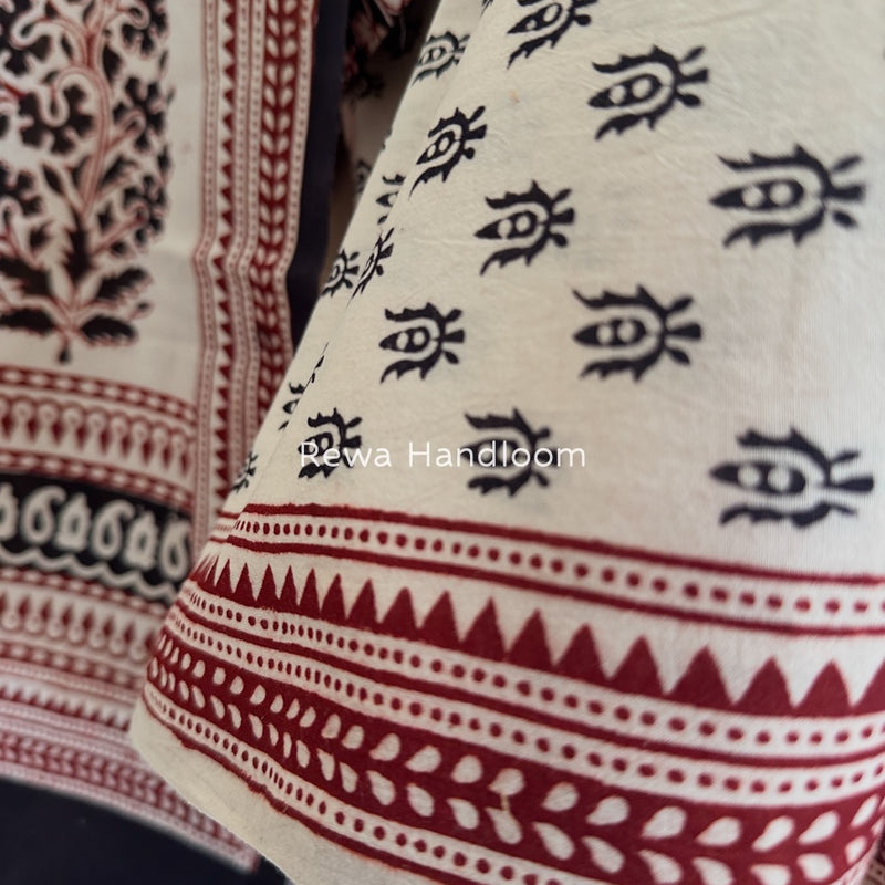 Bagh Print Cotton Suit 