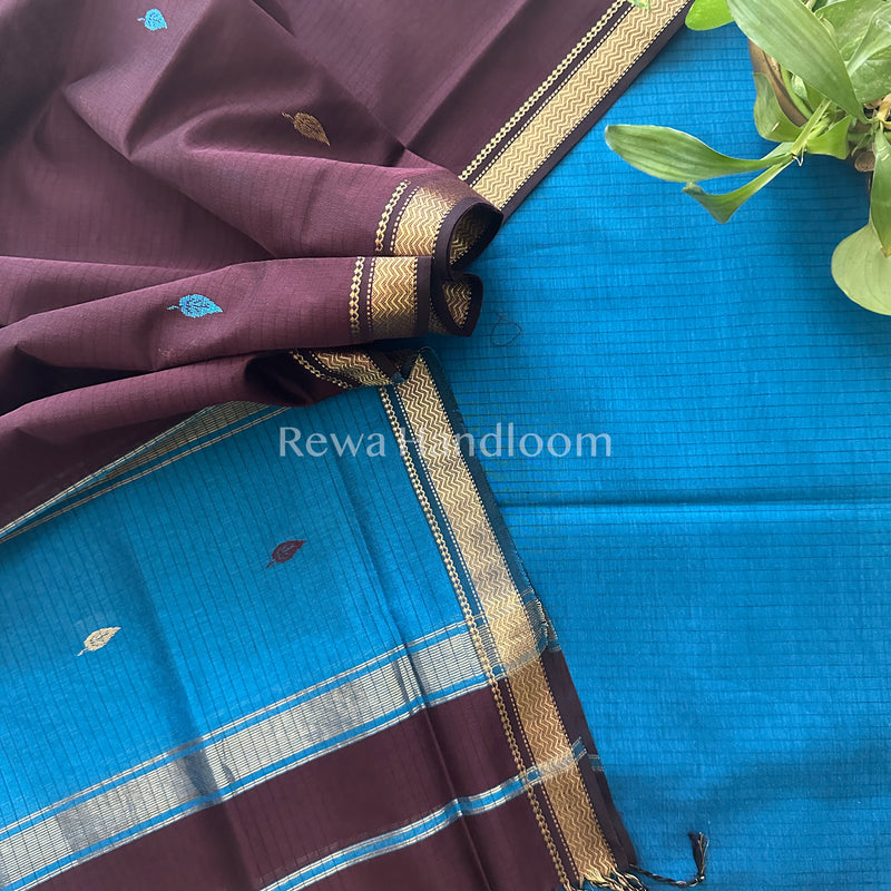 Maheshwari  Motifs Top-Dupatta 