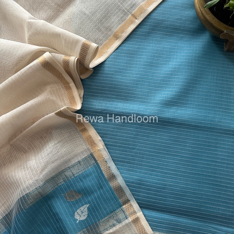 Maheshwari Motifs Top-Dupatta Set