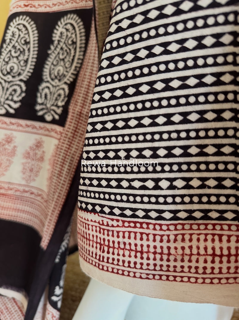 Bagh Print Cotton Suit