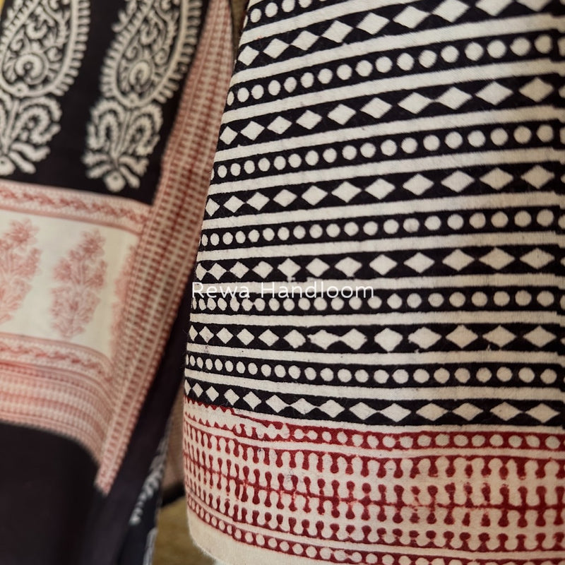 Bagh Print Cotton Suit