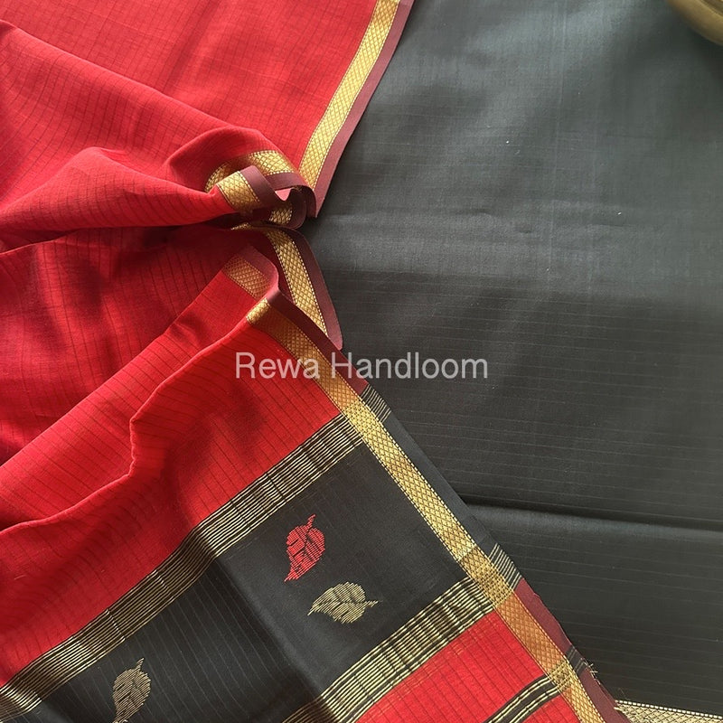 Maheshwari Motifs Top-Dupatta Set