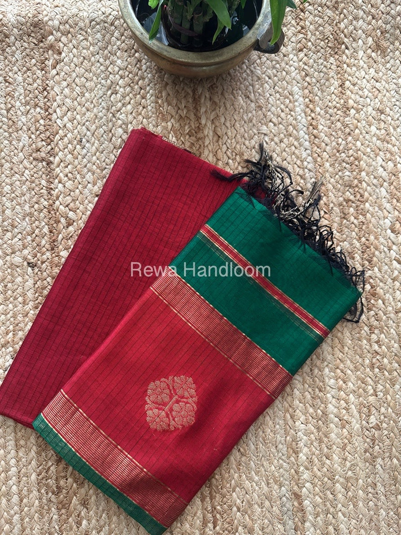 Maheshwari Top-Dupatta Set