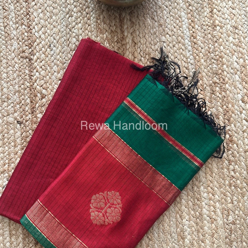 Maheshwari Top-Dupatta Set