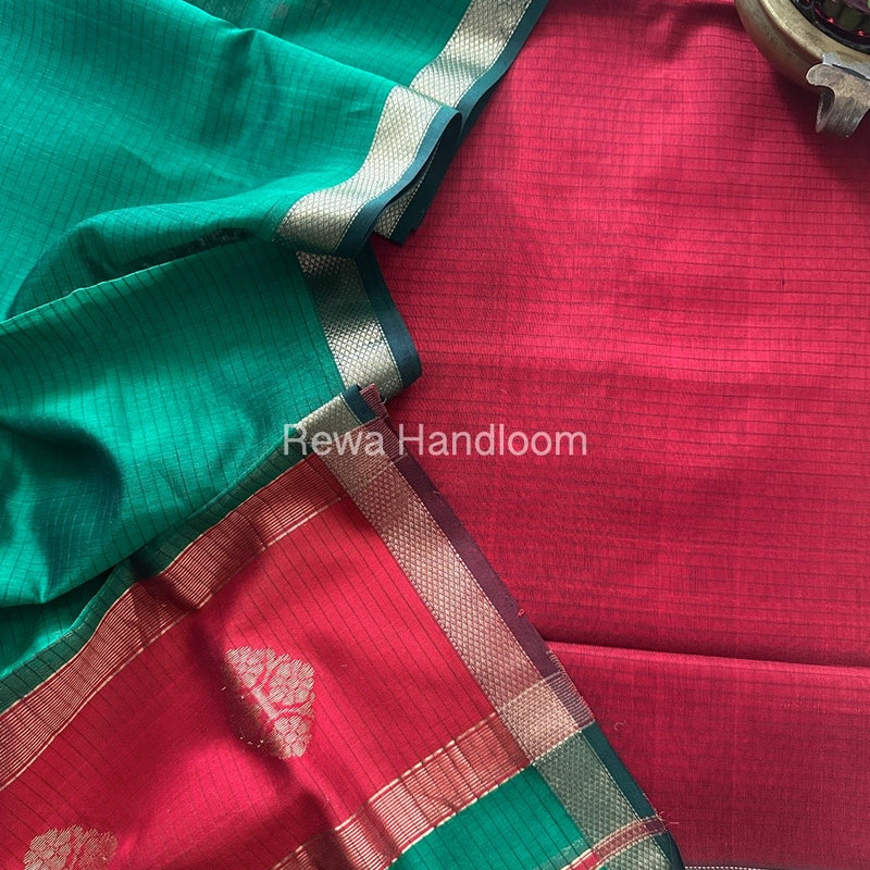 Maheshwari Motifs Top-Dupatta Set