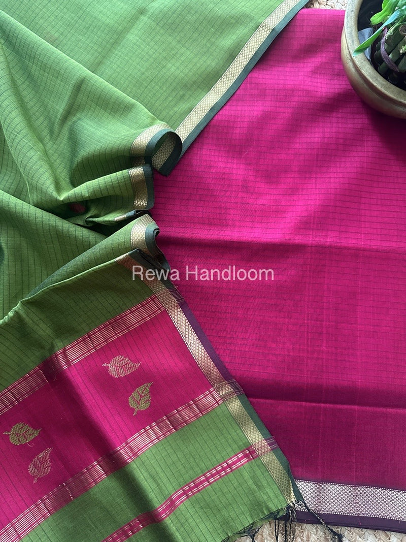 Maheshwari Motifs Top-Dupatta Set