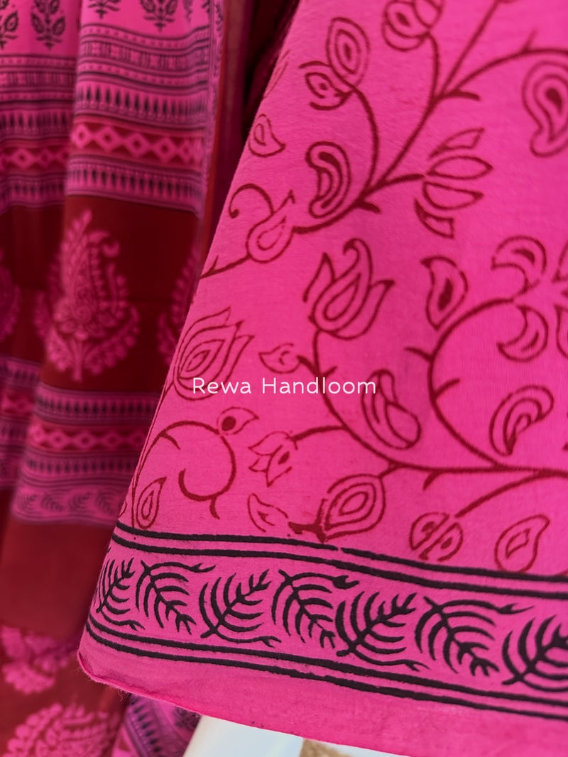 Bagh Print Cotton Suit
