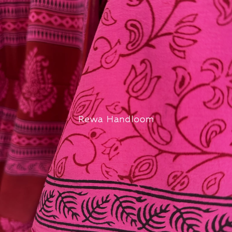 Bagh Print Cotton Suit