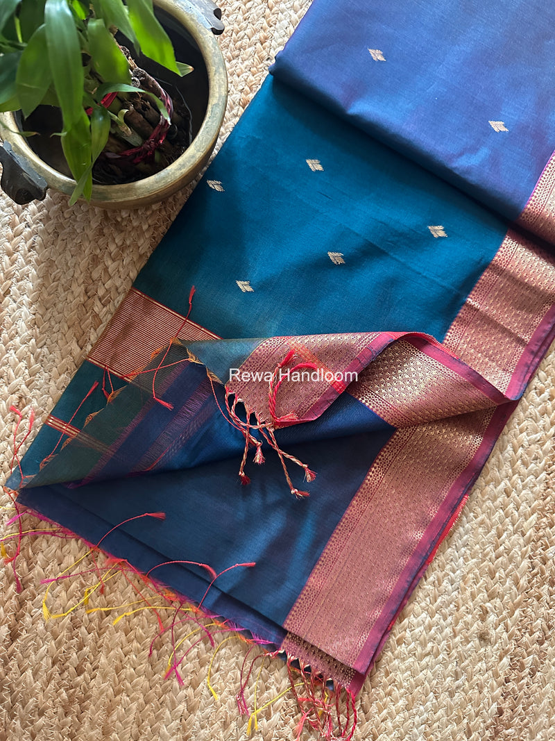 Maheshwari Shaded Butti Saree
