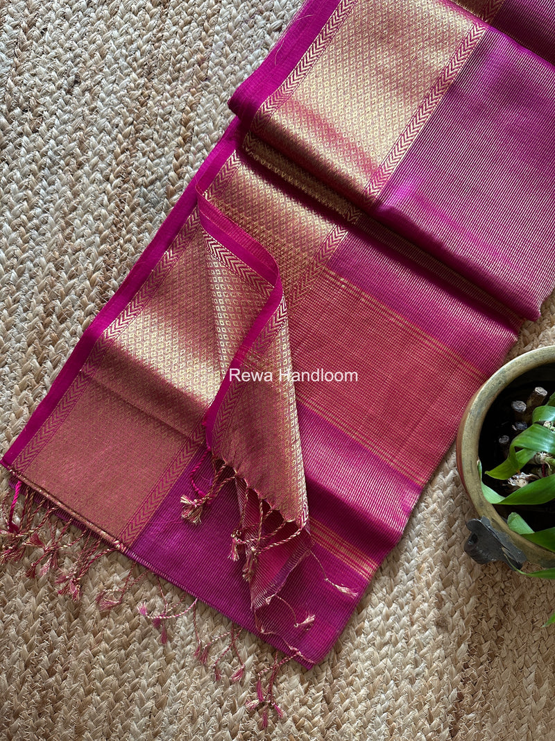 Exclusive Maheshwari Tissue Silk Saree