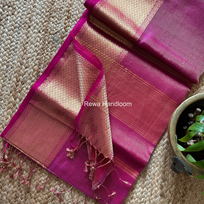 Exclusive Maheshwari Tissue Silk Saree