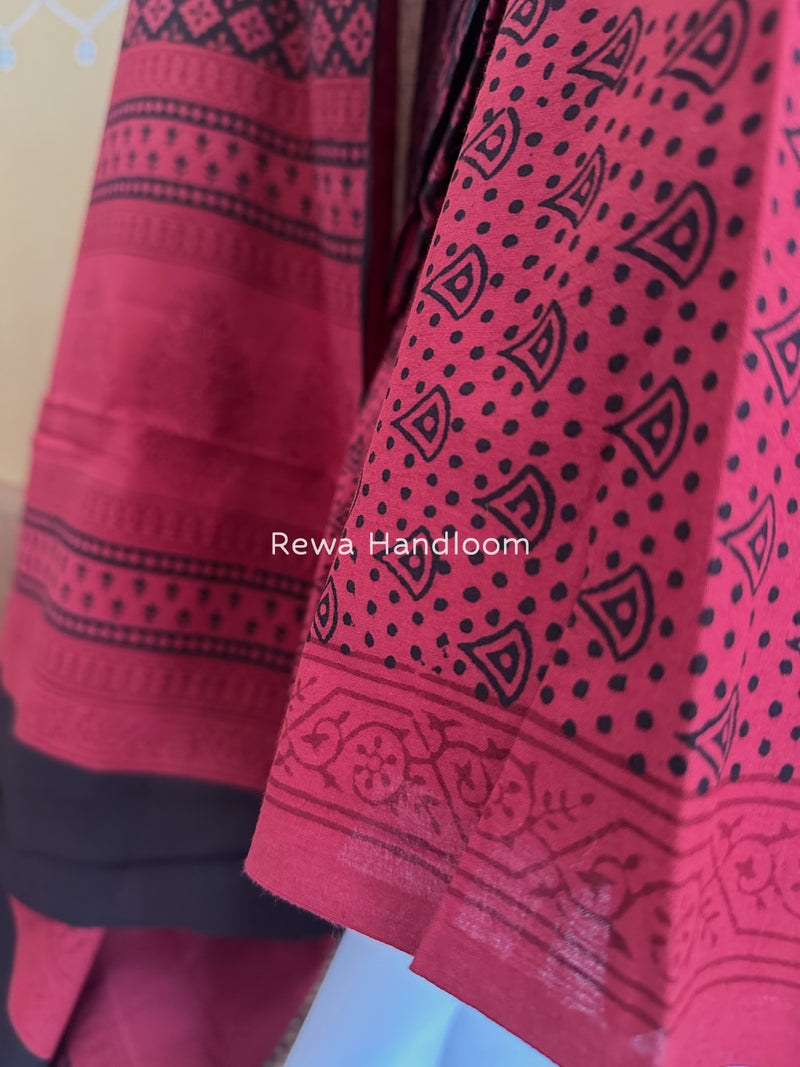 Bagh Print Cotton Suit
