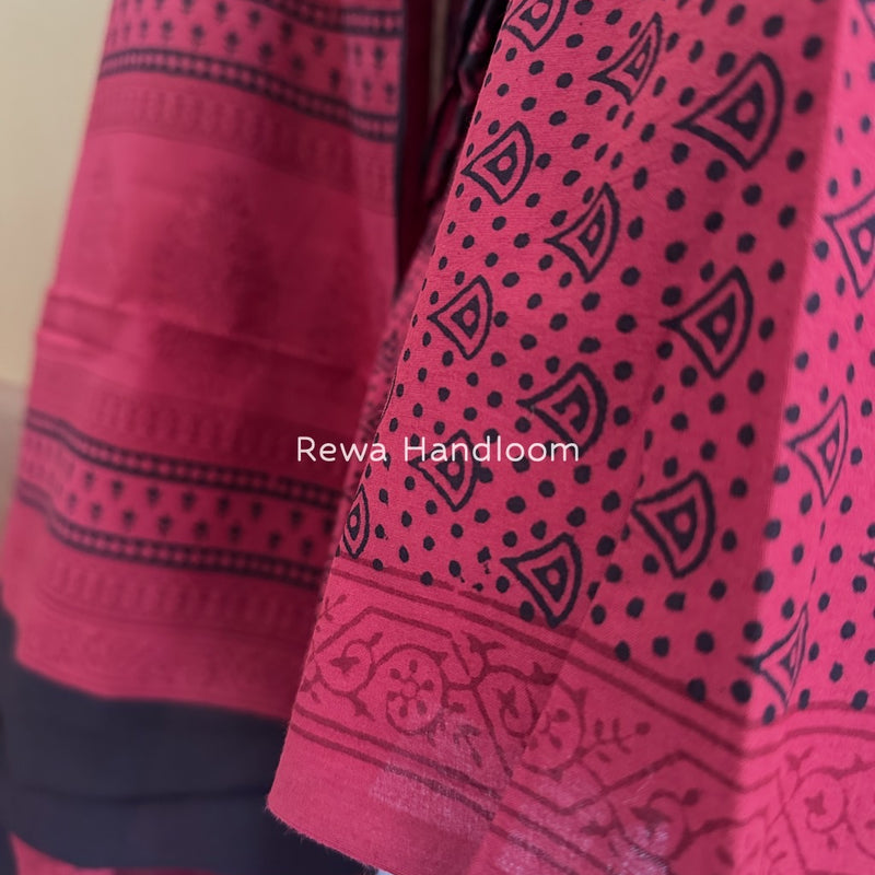 Bagh Print Cotton Suit