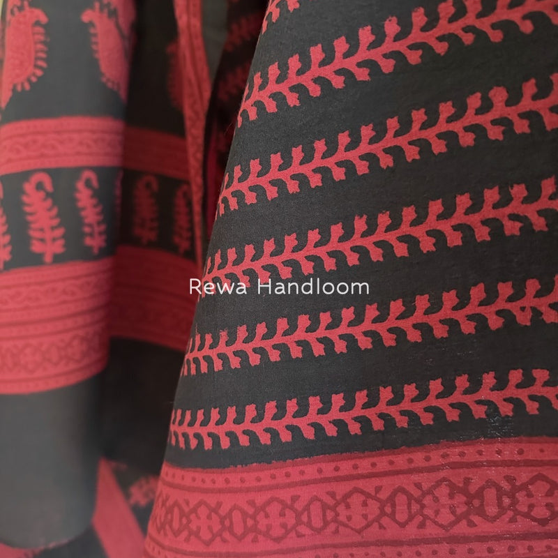 Bagh Print Cotton Suit