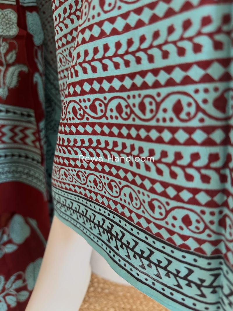Bagh Print Cotton Suit