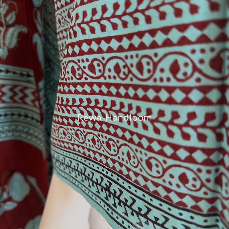 Bagh Print Cotton Suit