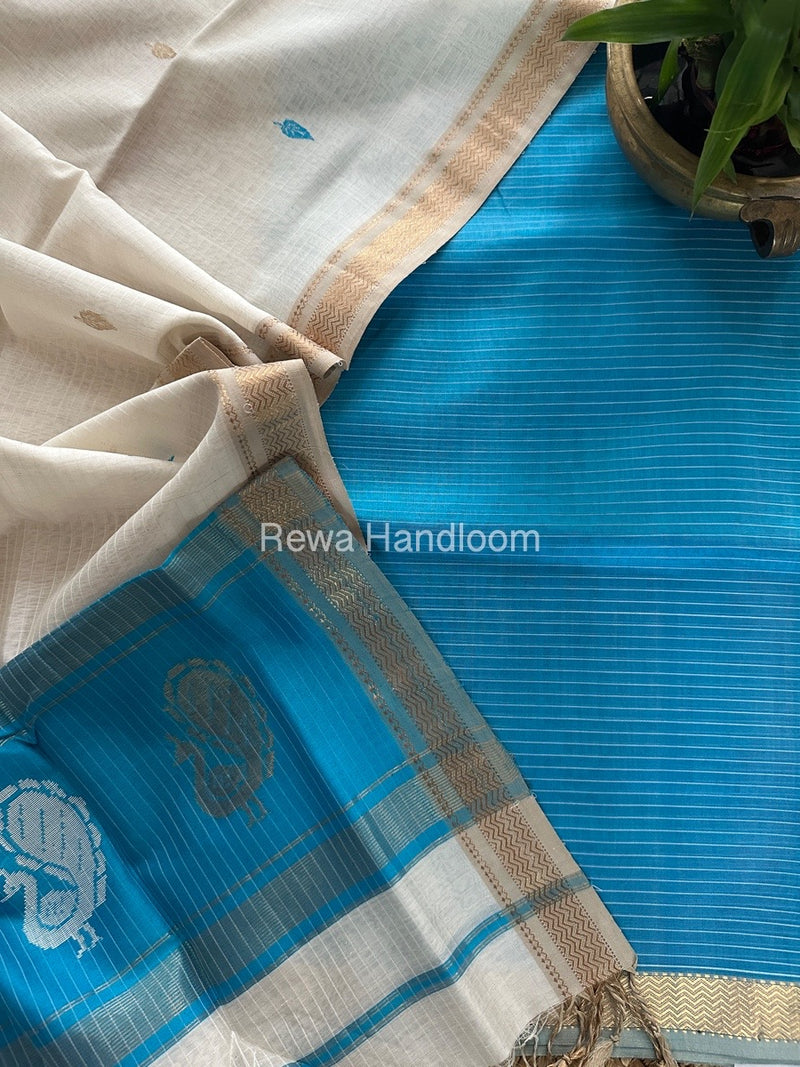 Maheshwari Motifs Top-Dupatta Set