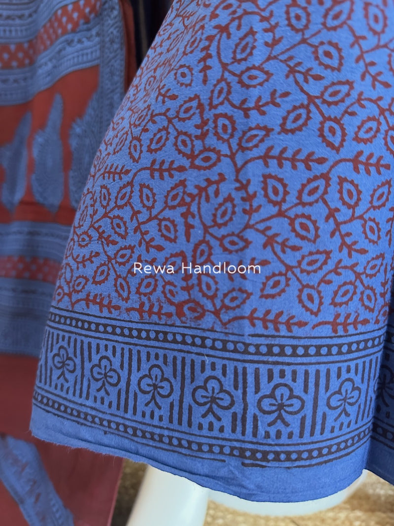 Bagh Print Cotton Suit