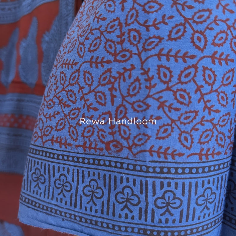 Bagh Print Cotton Suit