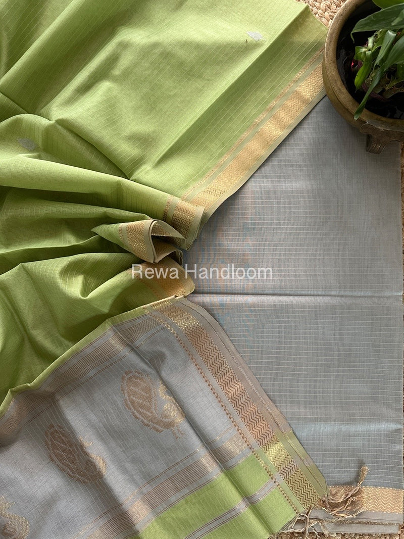 Maheshwari Motifs Top-Dupatta Set