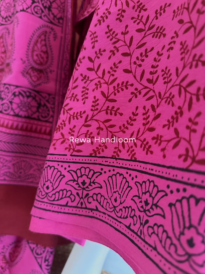 Bagh Print Cotton Suit 
