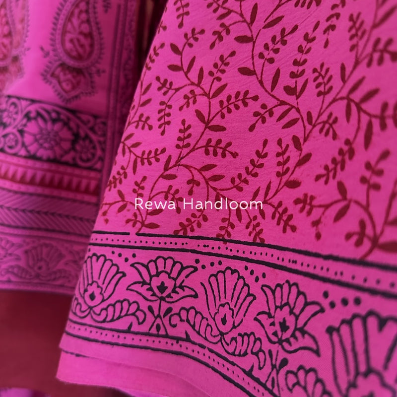 Bagh Print Cotton Suit 