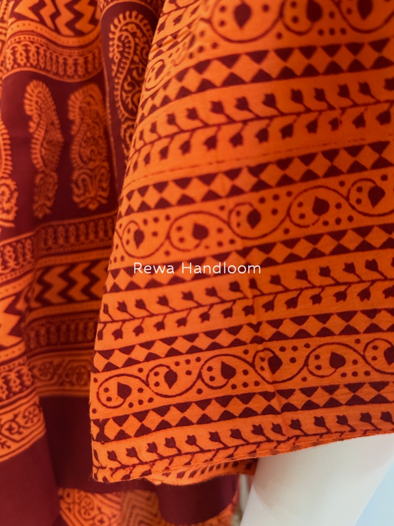 Bagh Print Cotton Suit