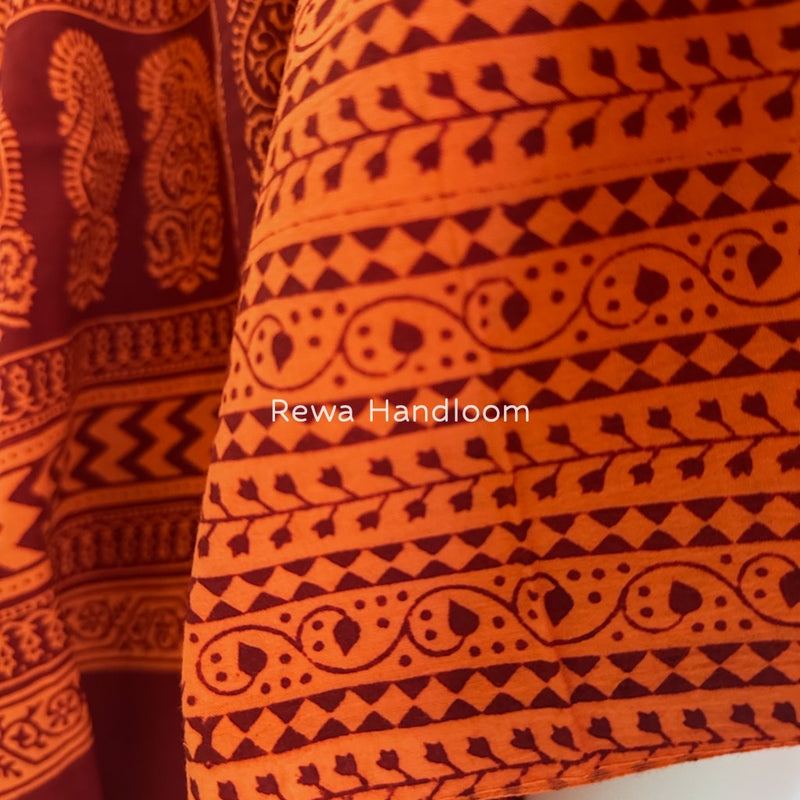 Bagh Print Cotton Suit