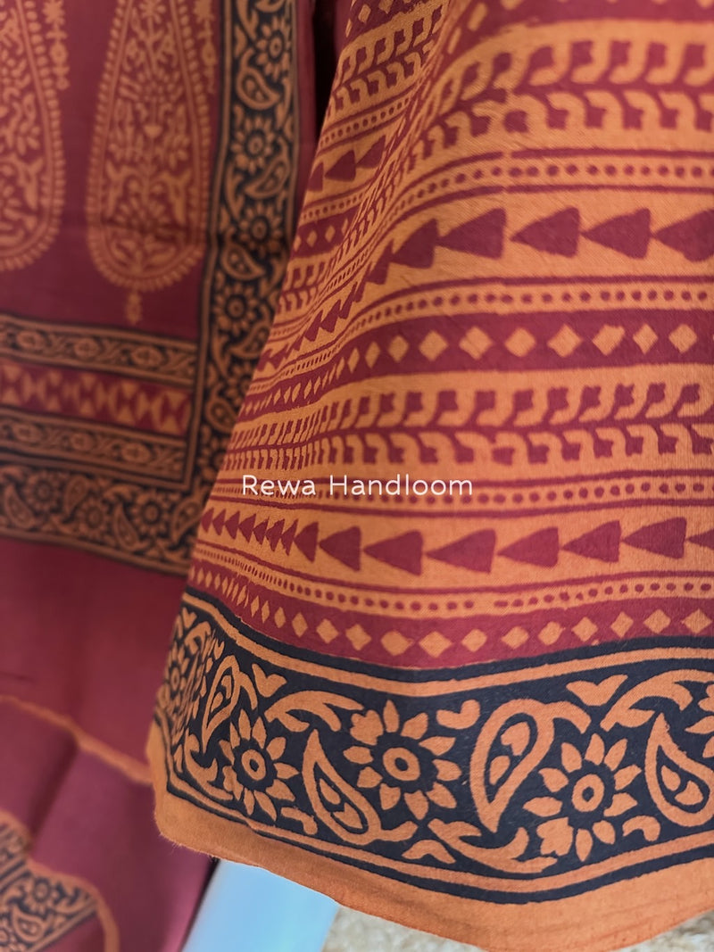 Bagh Print Cotton Suit 