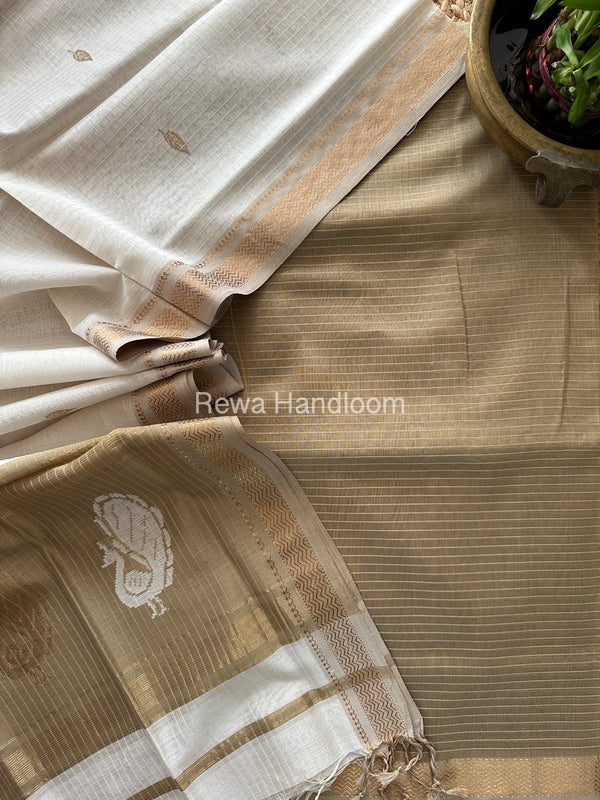 Maheshwari Motifs Top-Dupatta Set