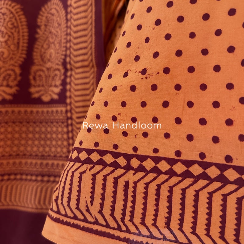 Bagh Print Cotton Suit