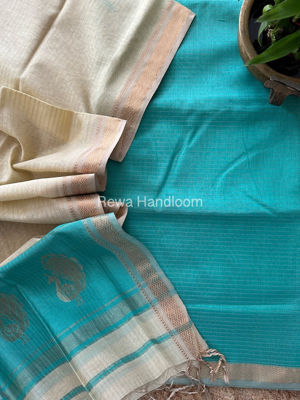 Maheshwari Motifs Top-Dupatta Set