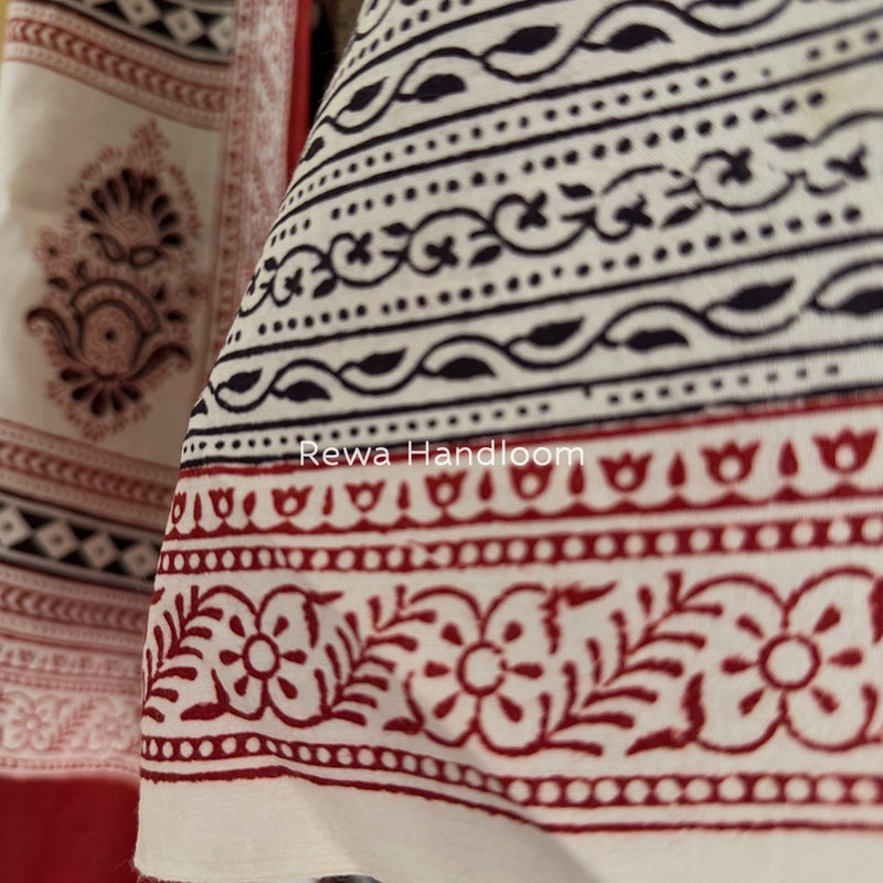 Bagh Print Cotton Suit 