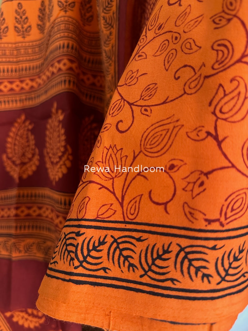 Bagh Print Cotton Suit