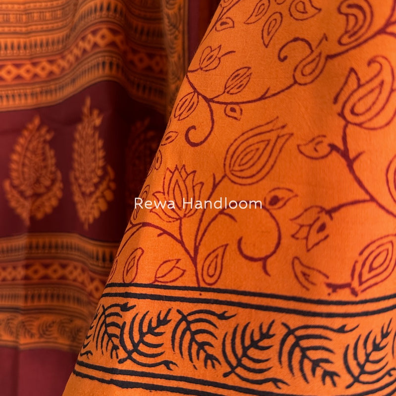 Bagh Print Cotton Suit