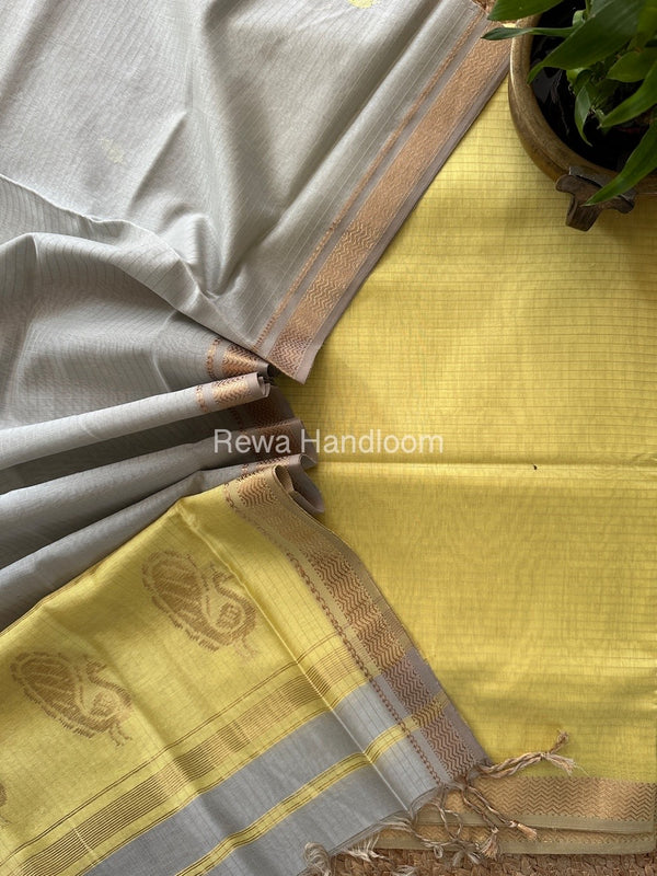 Maheshwari Motifs Top-Dupatta Set