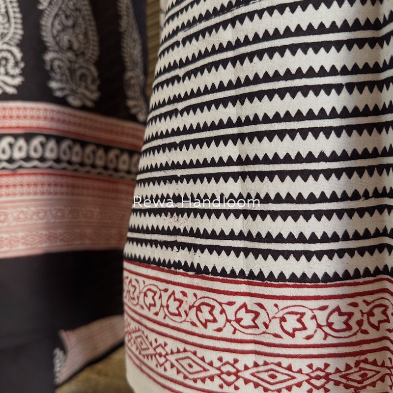 Bagh Print Cotton Suit