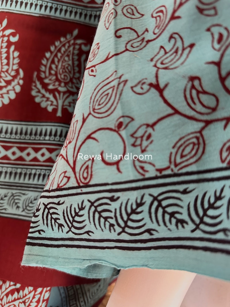 Bagh Print Cotton Suit