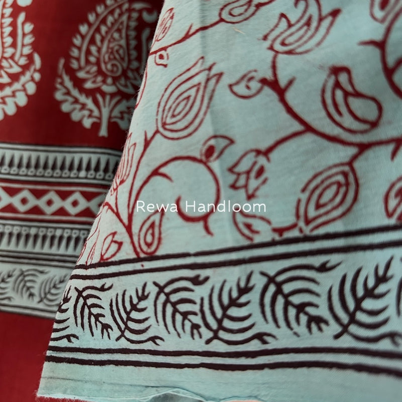 Bagh Print Cotton Suit