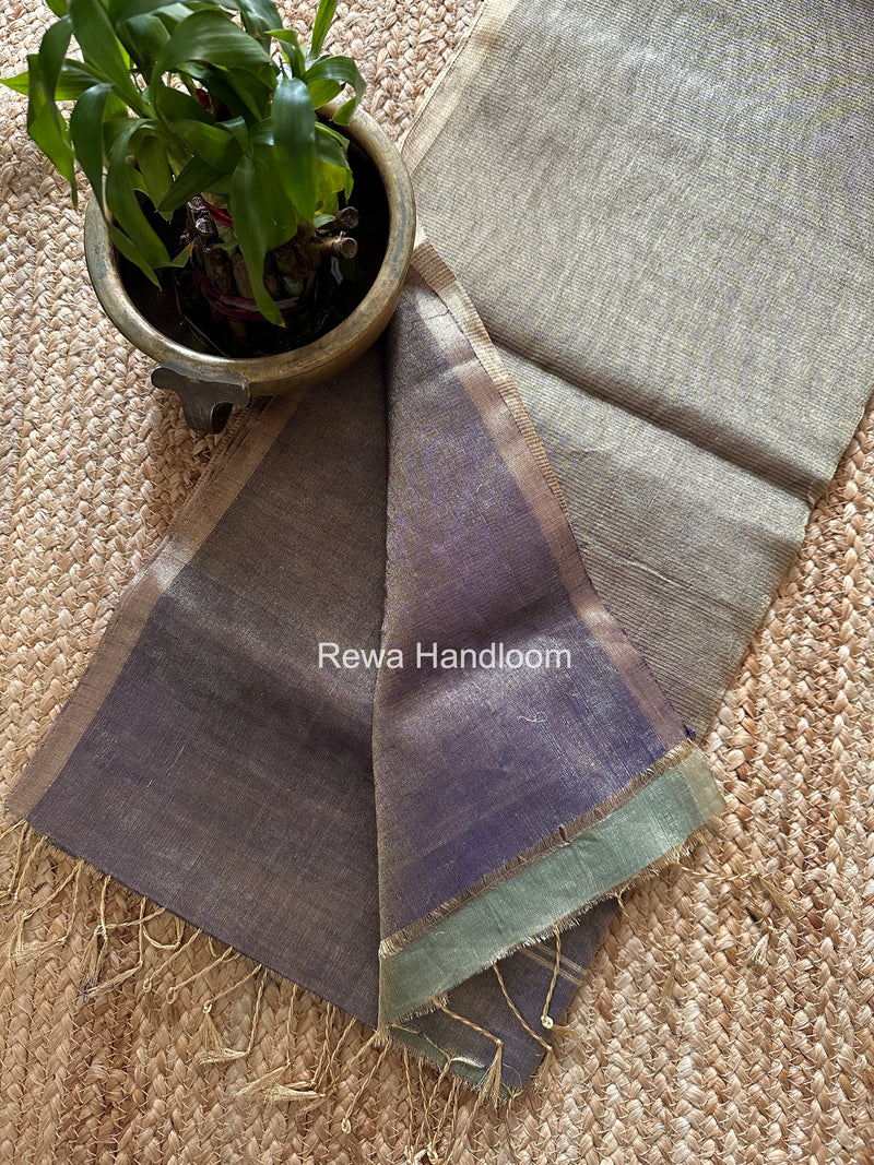 Maheshwari Purple Tissue Saree TS051