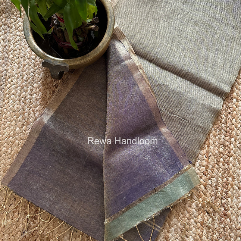 Maheshwari Purple Tissue Saree TS051