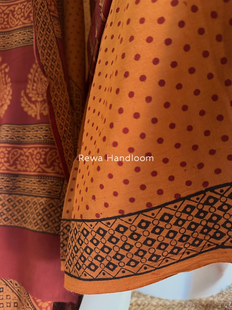 Bagh Print Cotton Suit 
